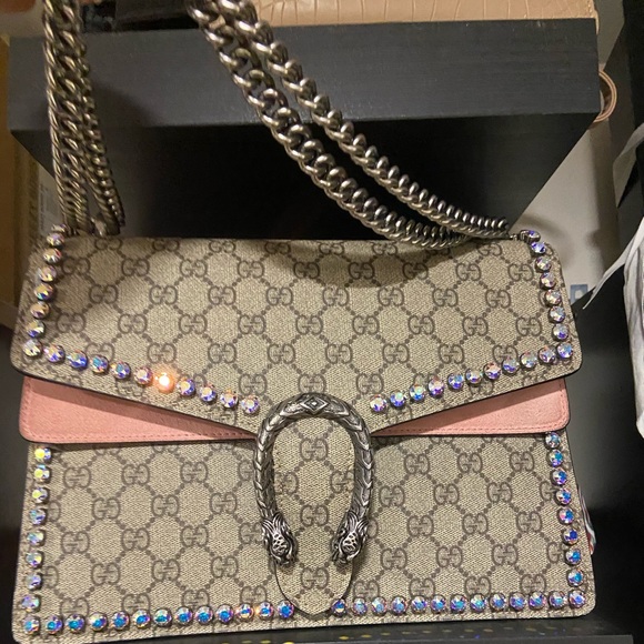 Authentic Gucci Dionysus GG  Pink crystals bag - Picture 5 of 8